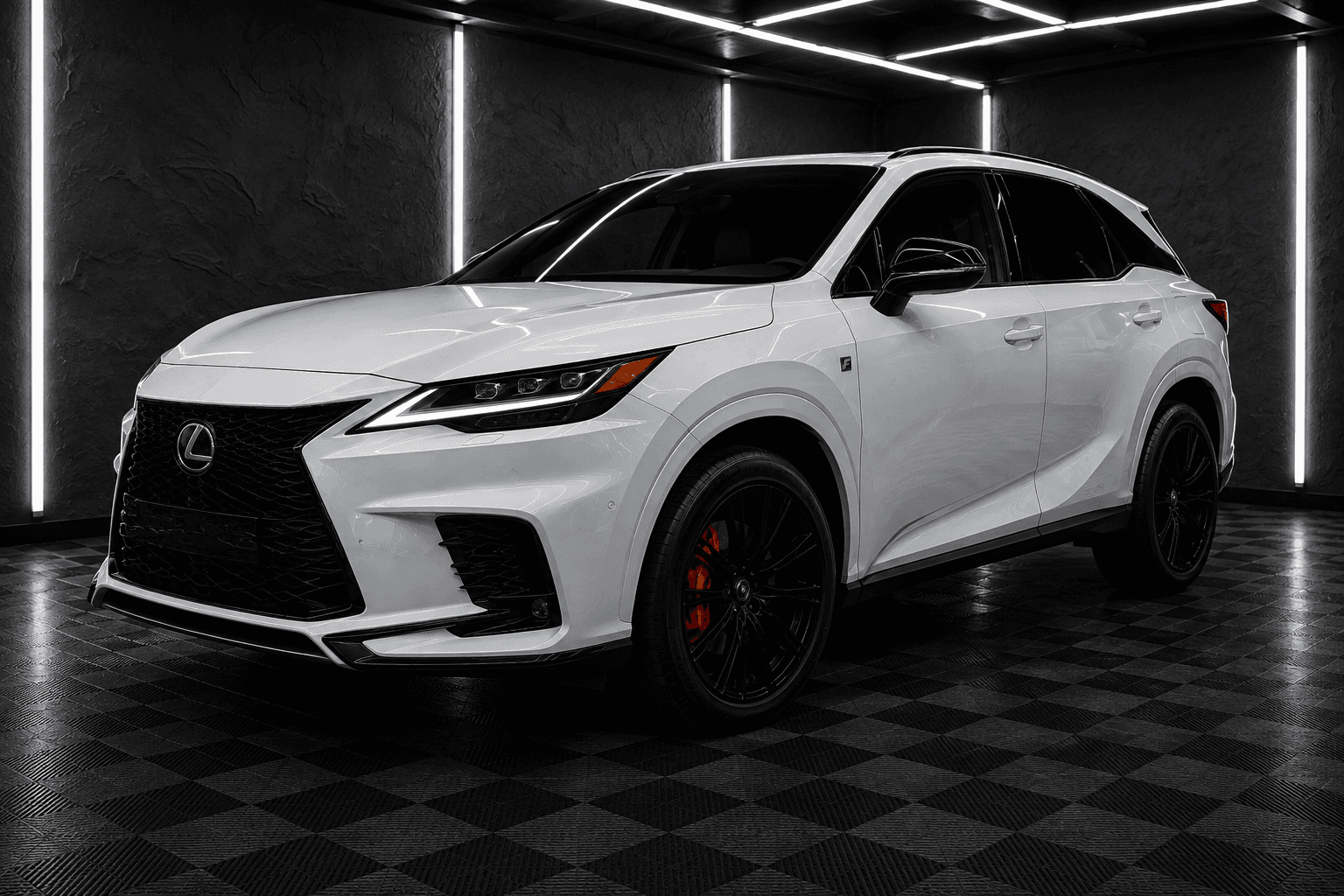 Lexus RX F Sport with professionally installed window tint.
